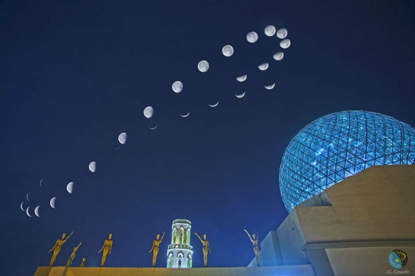 For a year, the sun in the sky writes out an eight For a year, the sun in the sky writes out an eight