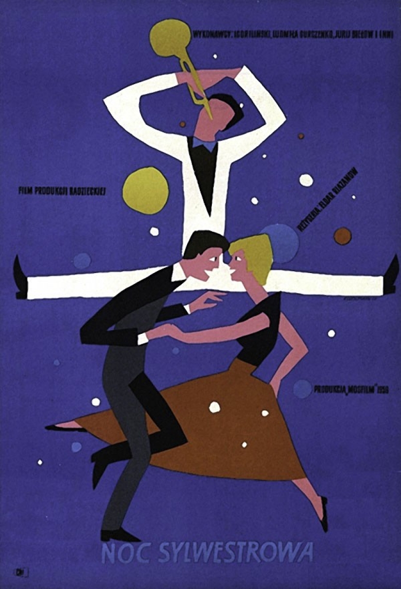 Foreign posters for Soviet films, balancing on the verge of genius and madness