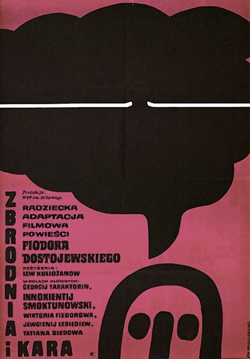 Foreign posters for Soviet films, balancing on the verge of genius and madness
