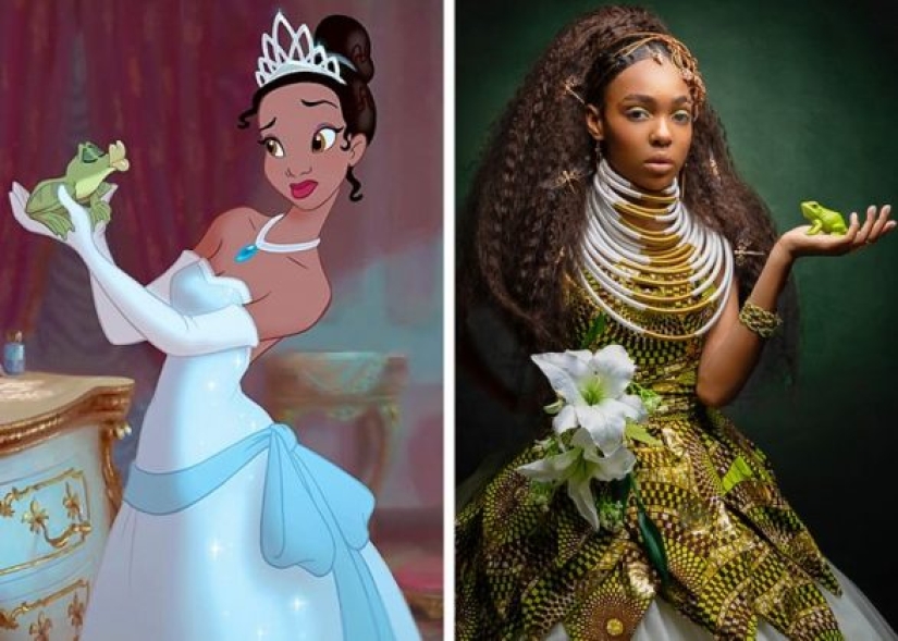 Fotógrafos se unieron a un peluquero para crear 14 fotos que muestran a niñas negras como princesas de Disney
