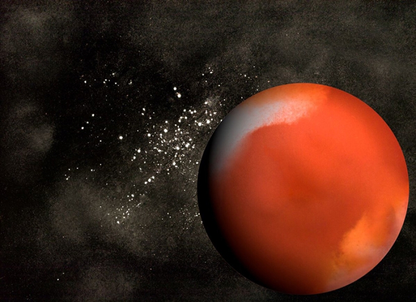 Fotos de espacio que en realidad representan comida