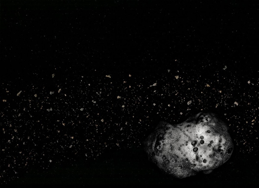 Fotos de espacio que en realidad representan comida