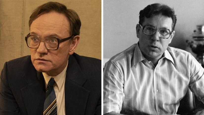 Fotos de los actores de la serie Chernobyl en comparación con los participantes reales en el accidente de Chernobyl Fotos de los actores de la serie Chernobyl en comparación con los participantes reales en el accidente de Chernobyl