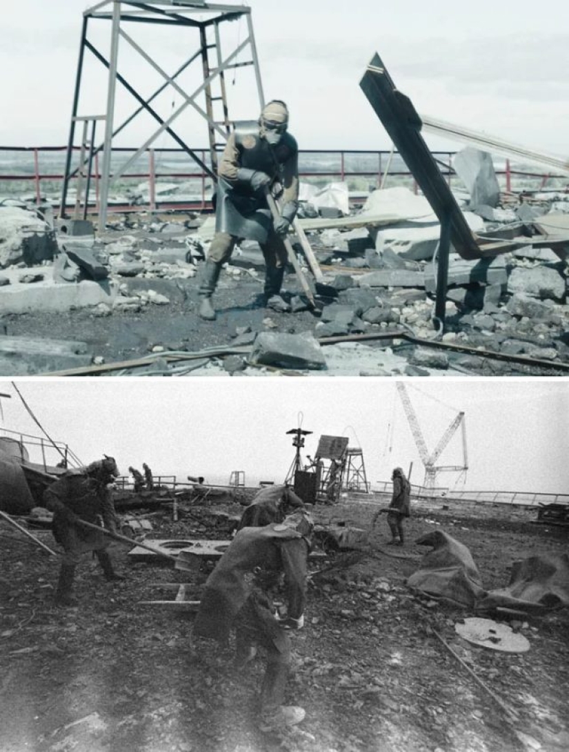 Fotos de los actores de la serie Chernobyl en comparación con los participantes reales en el accidente de Chernobyl Fotos de los actores de la serie Chernobyl en comparación con los participantes reales en el accidente de Chernobyl