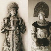 Fotos únicas de bellezas rusas con trajes populares de la Rusia prerrevolucionaria