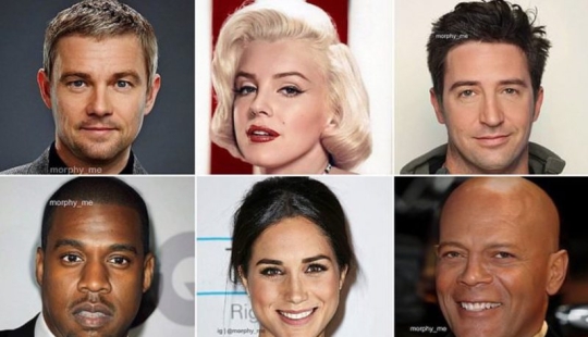 French student joins two star faces into one