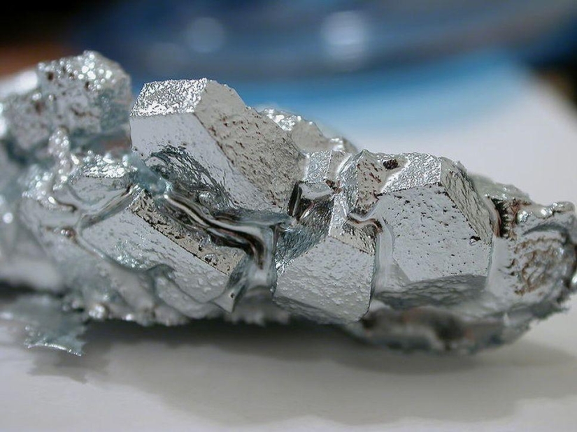 Gallium is a rare metal that melts in your hands