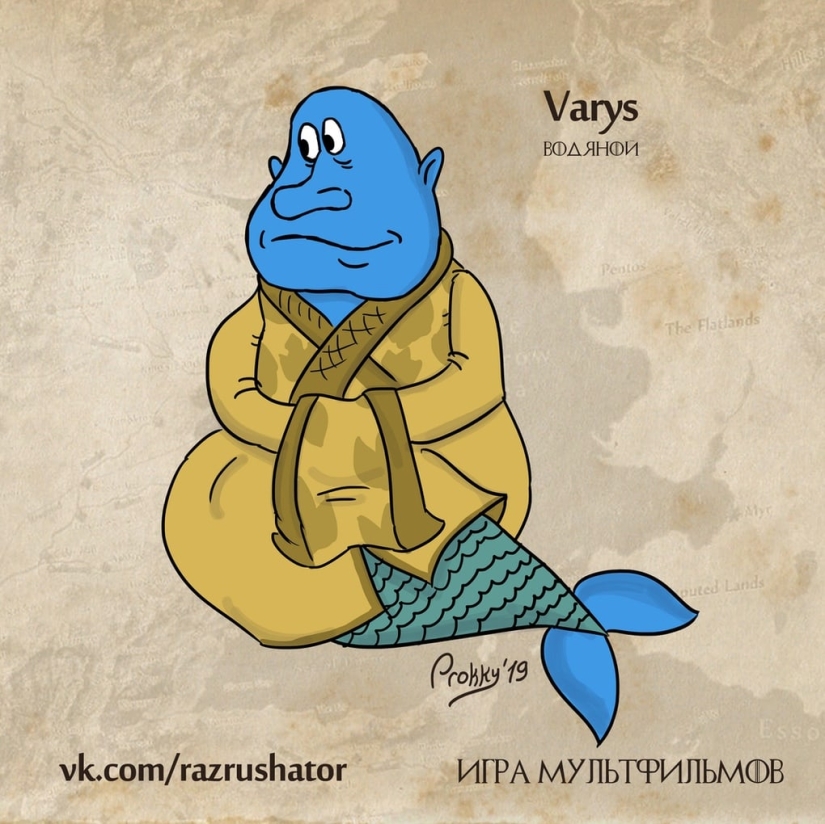 "Game of Thrones" in the style of Soyuzmultfilm