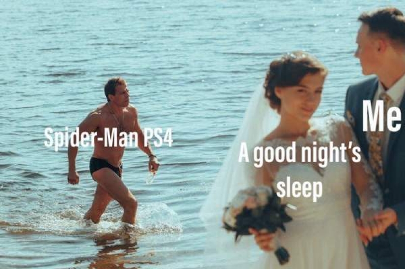 Gay version of the meme "Unfaithful guy": the groom looked at the sexy jock right during the wedding Gay version of the meme "Unfaithful guy": the groom looked at the sexy jock right during the wedding