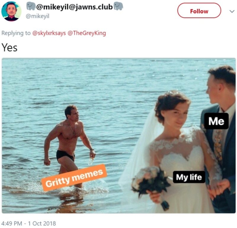 Gay version of the meme "Unfaithful guy": the groom looked at the sexy jock right during the wedding Gay version of the meme "Unfaithful guy": the groom looked at the sexy jock right during the wedding