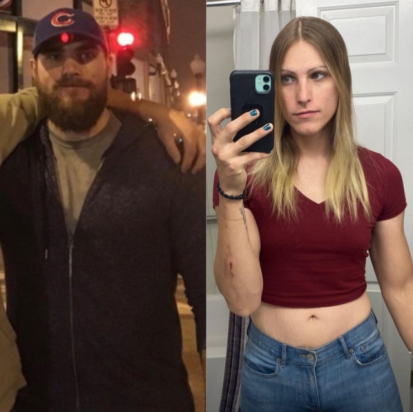 Gente nueva: 22 fotos de personas transgénero antes y después del cambio de sexo