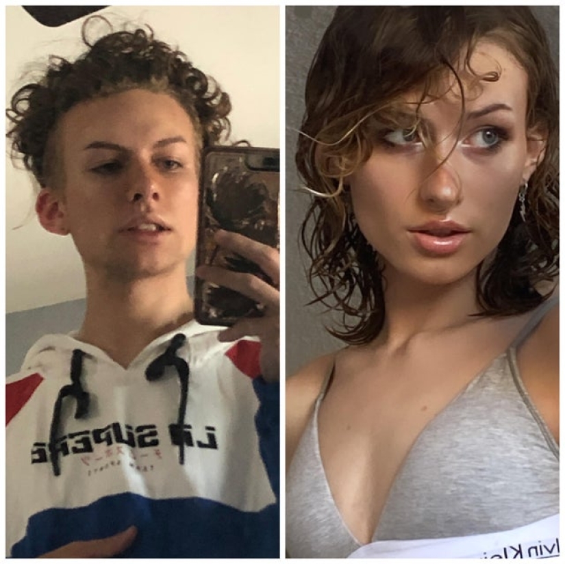 Gente nueva: 22 fotos de personas transgénero antes y después del cambio de sexo
