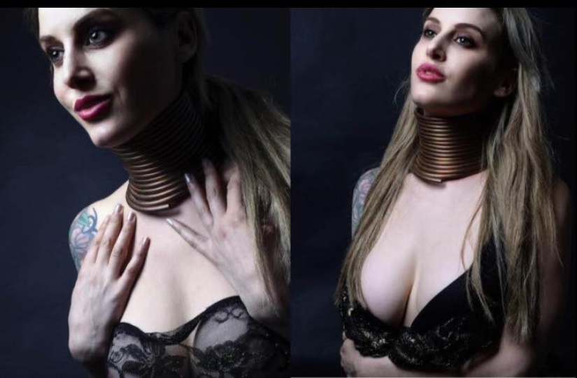 "Giraffe Woman": an American woman stretched her neck for 5 years to become like a giraffe