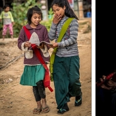 Girls of the Chin people get disfiguring tattoos on their faces so that they are not kidnapped