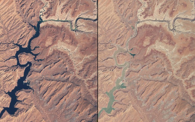 Global Climate Change in NASA Photos: Before and After