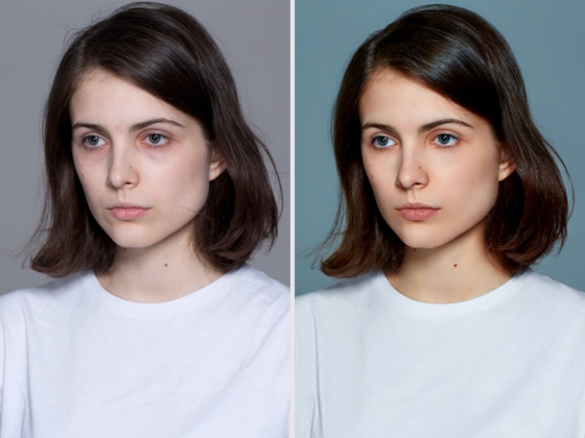 Gloss models BEFORE and AFTER photoshop: 10 photos Gloss models BEFORE and AFTER photoshop: 10 photos