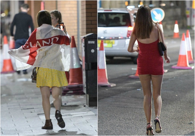 Gracias a Dios, no en Nikolskaya: cómo los fanáticos ingleses celebraron la victoria de su selección Gracias a Dios, no en Nikolskaya: cómo los fanáticos ingleses celebraron la victoria de su selección