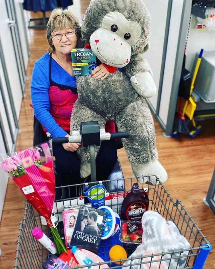 Granny prankster became famous by posing for a Walmart supermarket ad
