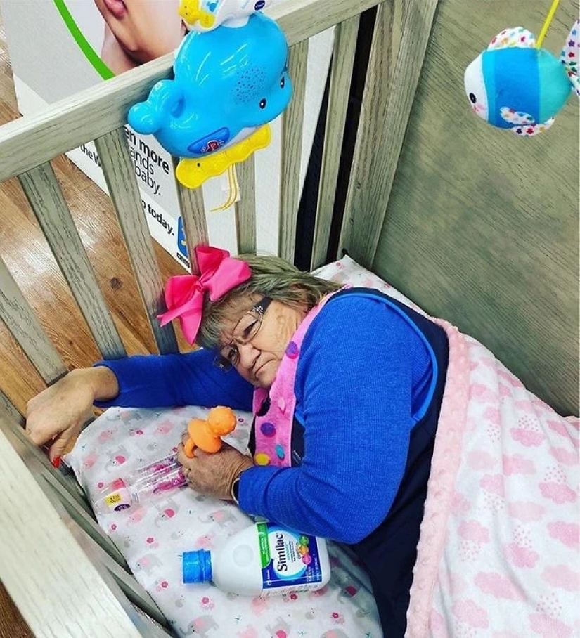 Granny prankster became famous by posing for a Walmart supermarket ad