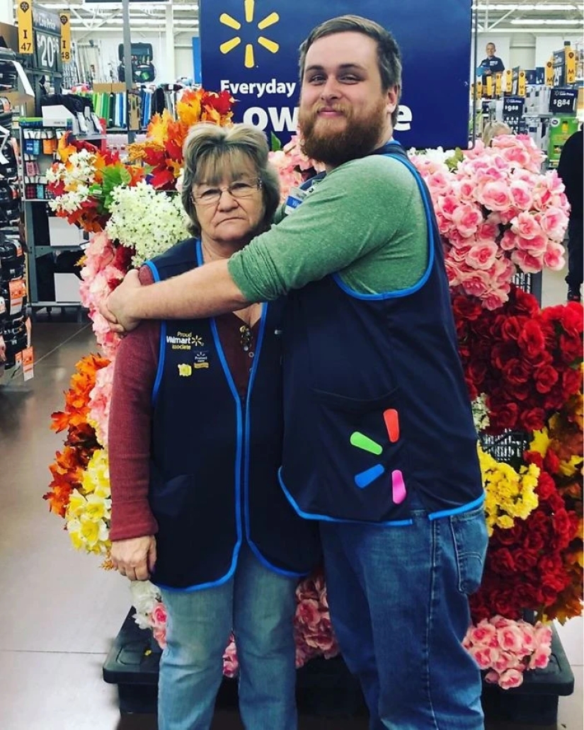 Granny prankster became famous by posing for a Walmart supermarket ad