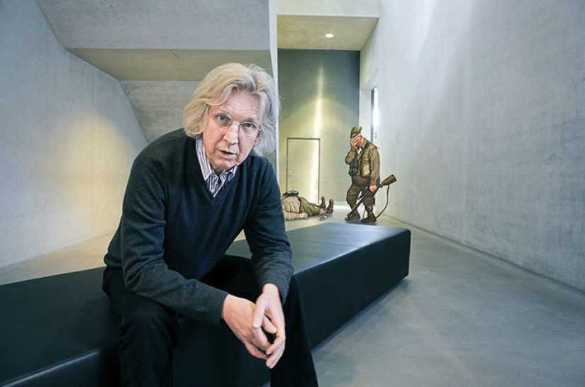 Hacia dónde va nuestro mundo: el dibujante Gerhard Haderer expone los problemas de la sociedad moderna en ilustraciones demasiado honestas