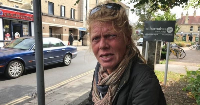 Had a good walk: a British woman spent a huge inheritance on drugs and booze and became a tramp