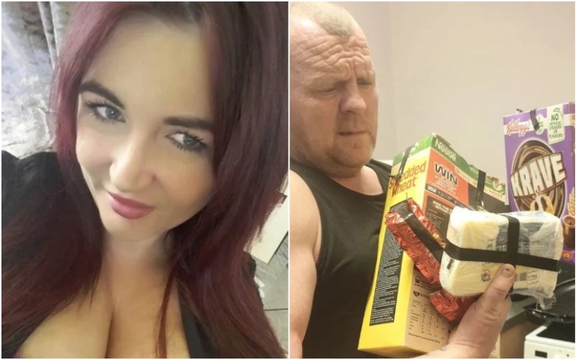 Harta: una mujer pegó con cinta adhesiva todas las golosinas de la casa para que su esposo no se las comiera