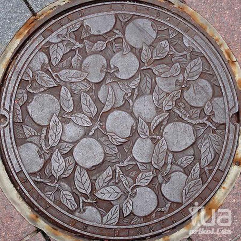 Hatches from different countries of the world