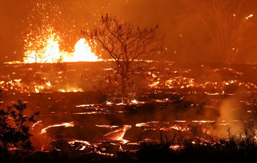 Hawai arde con llamas azules: la erupción del volcán Kilauea está ganando impulso