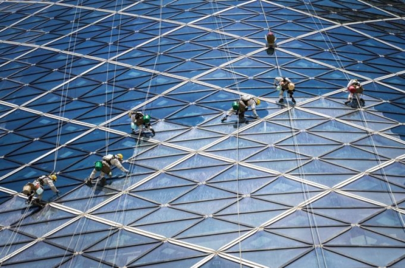 Hermosos edificios en fotografía de arquitectura