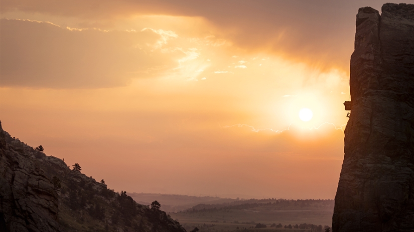 "Hola, ¿tienes oxígeno?"En los Estados Unidos, se ha abierto una tienda para escaladores en un acantilado escarpado