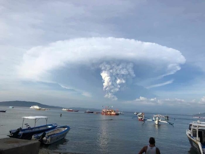 Horror, fear and beauty: the full power of Taal volcano in photos