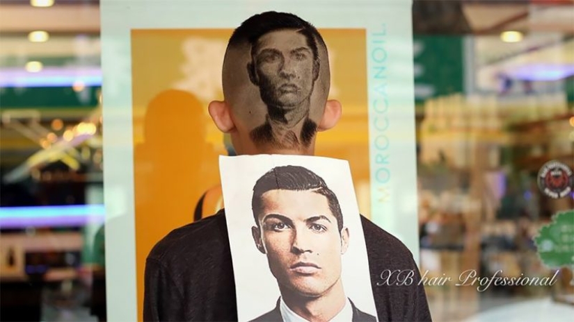 How a Chinese hairdresser turns cut hair into works of art