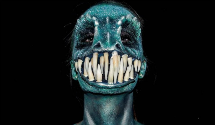 How an 18-year-old girl turns herself into a monster