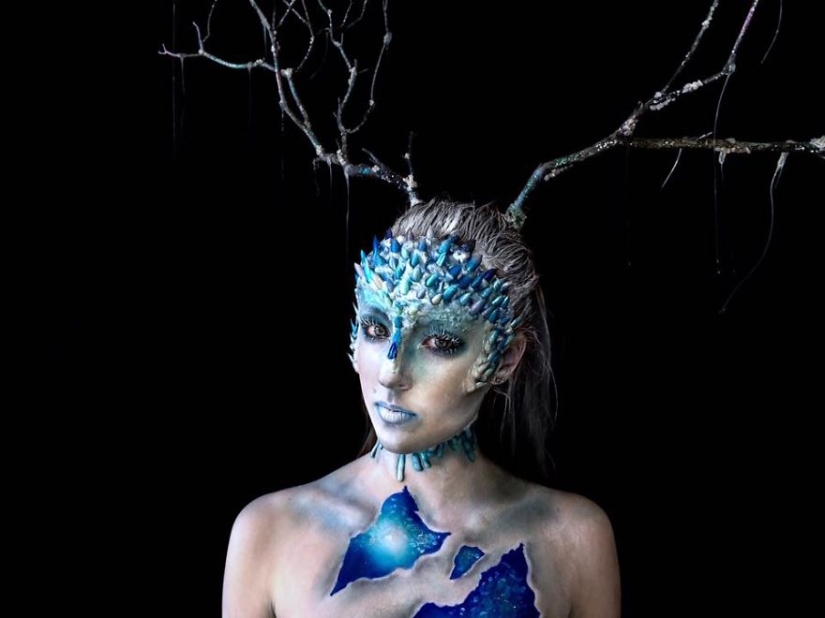 How an 18-year-old girl turns herself into a monster