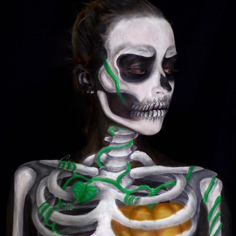 How an 18-year-old girl turns herself into a monster