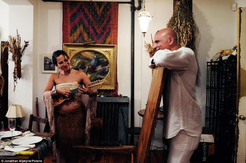 How are the depraved parties in the mansion of an Algerian millionaire