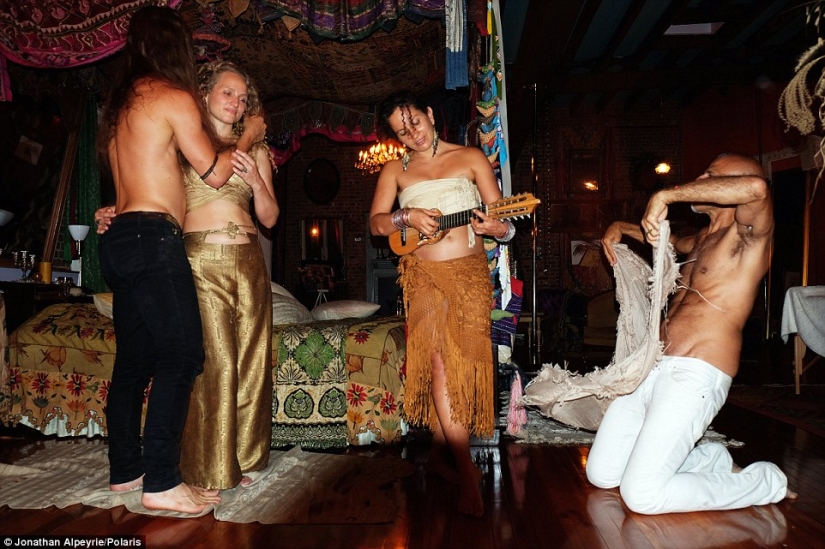 How are the depraved parties in the mansion of an Algerian millionaire