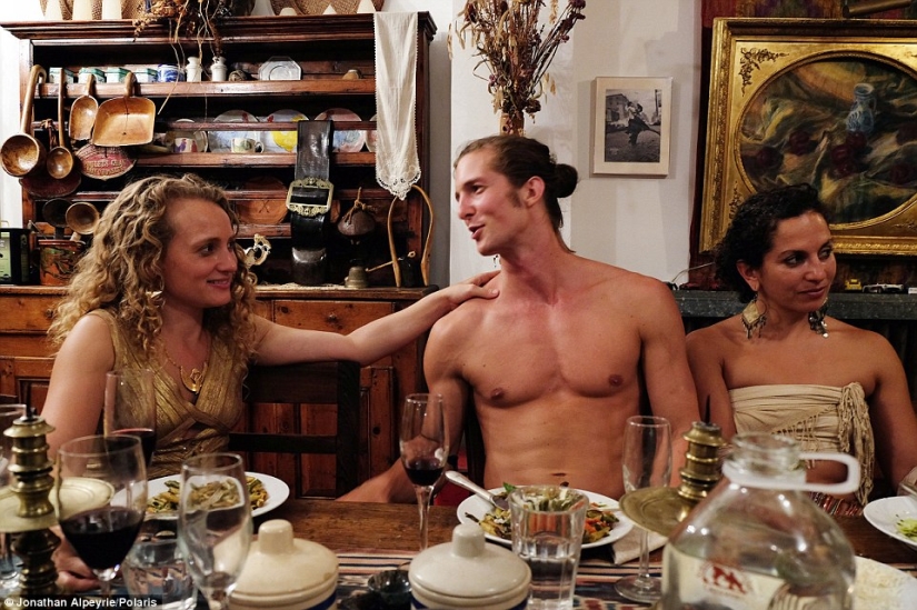 How are the depraved parties in the mansion of an Algerian millionaire