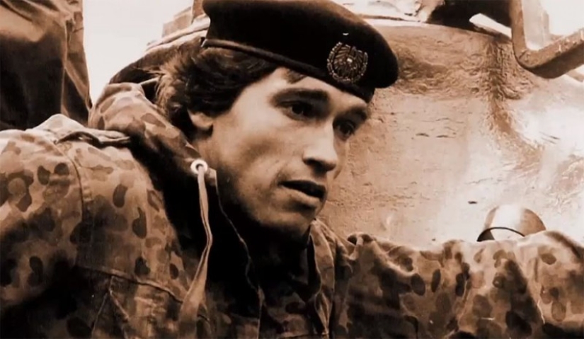 How Arnold Schwarzenegger served in the army