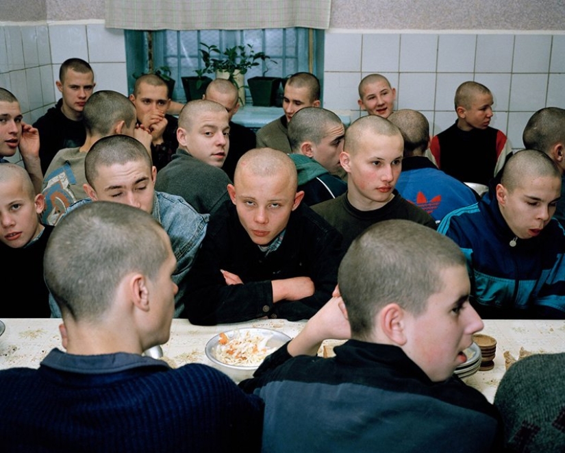 How do young prisoners live in Siberian colonies