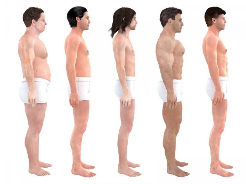 How ideas about the ideal male body have changed over the past 150 years