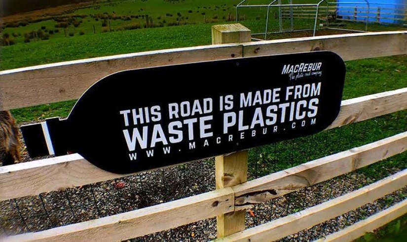 How in Britain garbage from plastic bottles is turned into super-strong roads