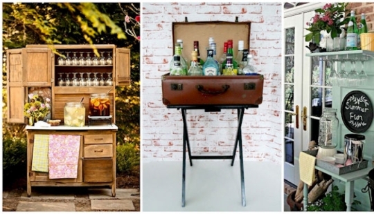 How to make a bar counter out of old things How to make a bar counter out of old things