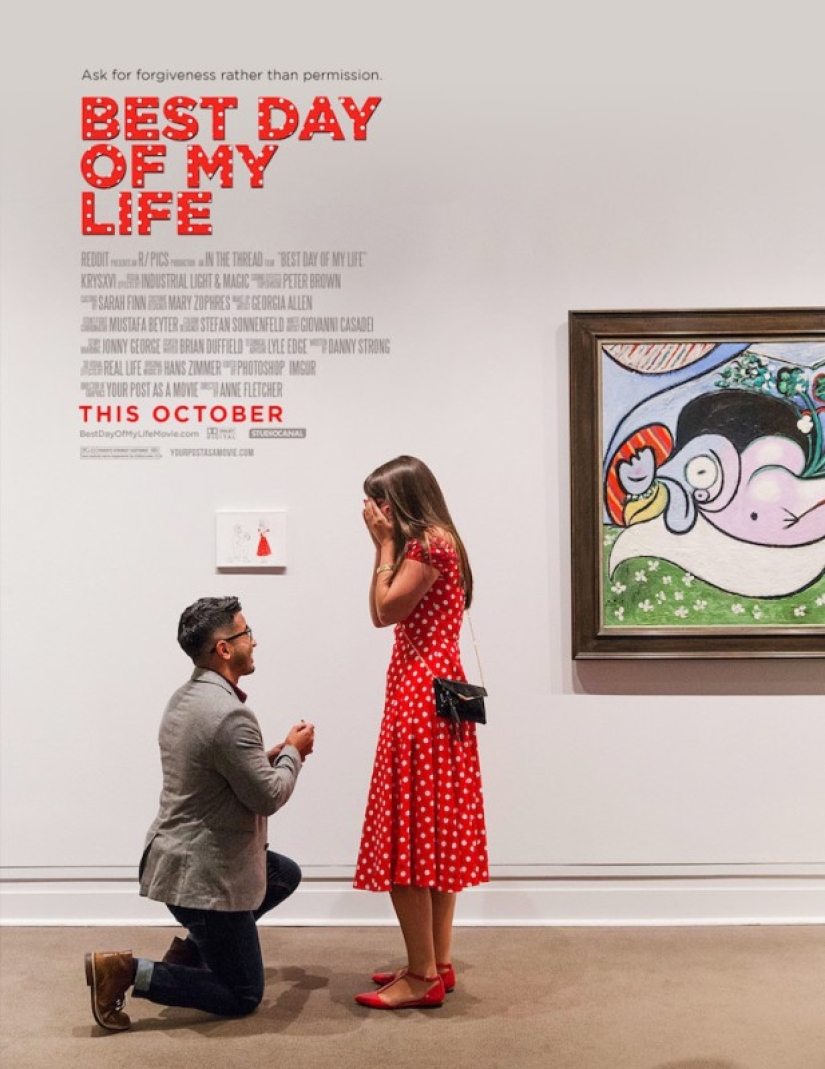 How to make a beautiful photo and get a poster for a movie? This person knows the answer for sure