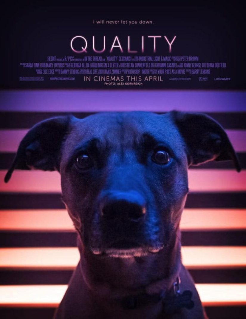 How to make a beautiful photo and get a poster for a movie? This person knows the answer for sure