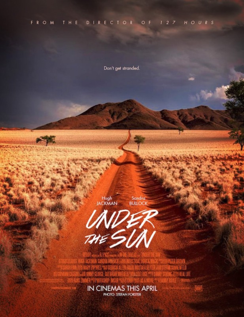 How to make a beautiful photo and get a poster for a movie? This person knows the answer for sure