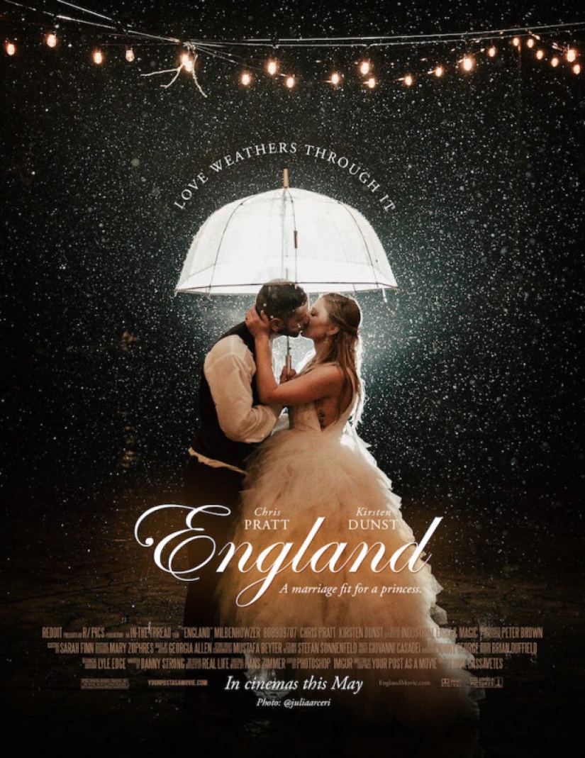 How to make a beautiful photo and get a poster for a movie? This person knows the answer for sure