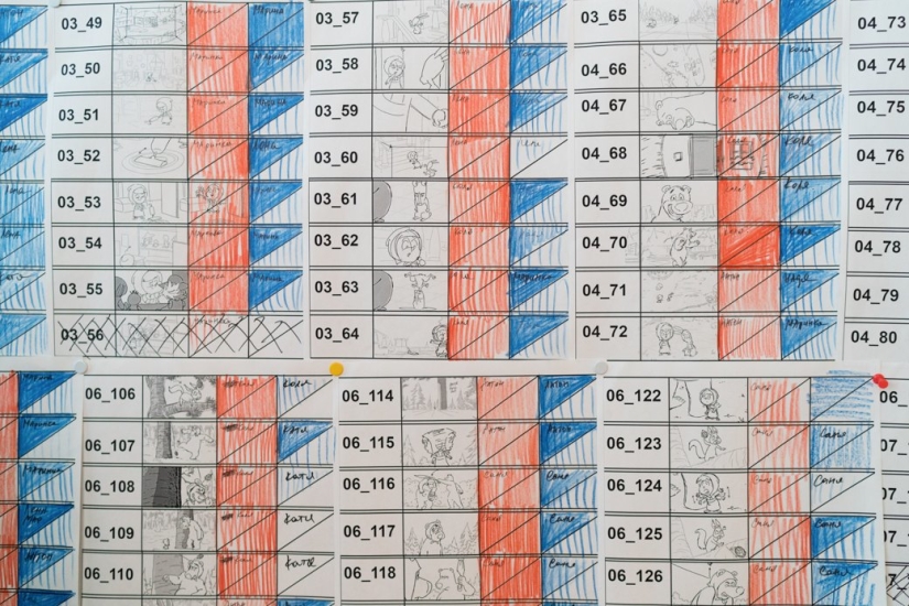 How to make a cartoon "Masha and the Bear"