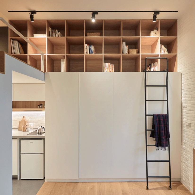 How to make the most out of a minimum of space: a fully functional apartment in Taiwan with an area of only 22 square meters How to make the most out of a minimum of space: a fully functional apartment in Taiwan with an area of only 22 square meters